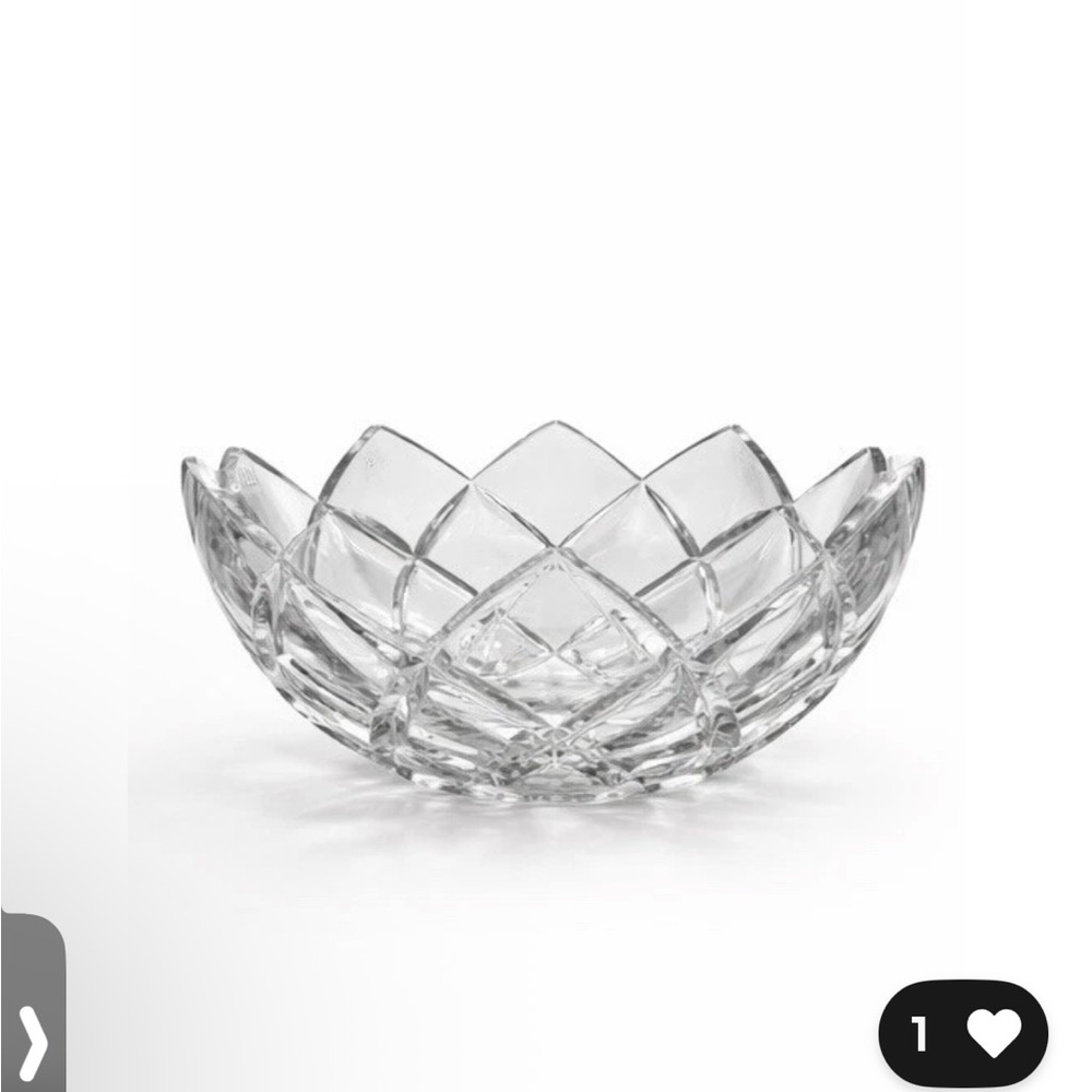 Stunning Mikasa Calliope-Blossom Heavy Lead Crystal 13" Centerpiece Bowl France - Picture 3 of 7